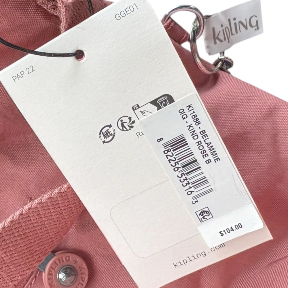 Kipling Belammie Crossbody/Shoulder Bag - Kind Rose B - Picture 8 of 12